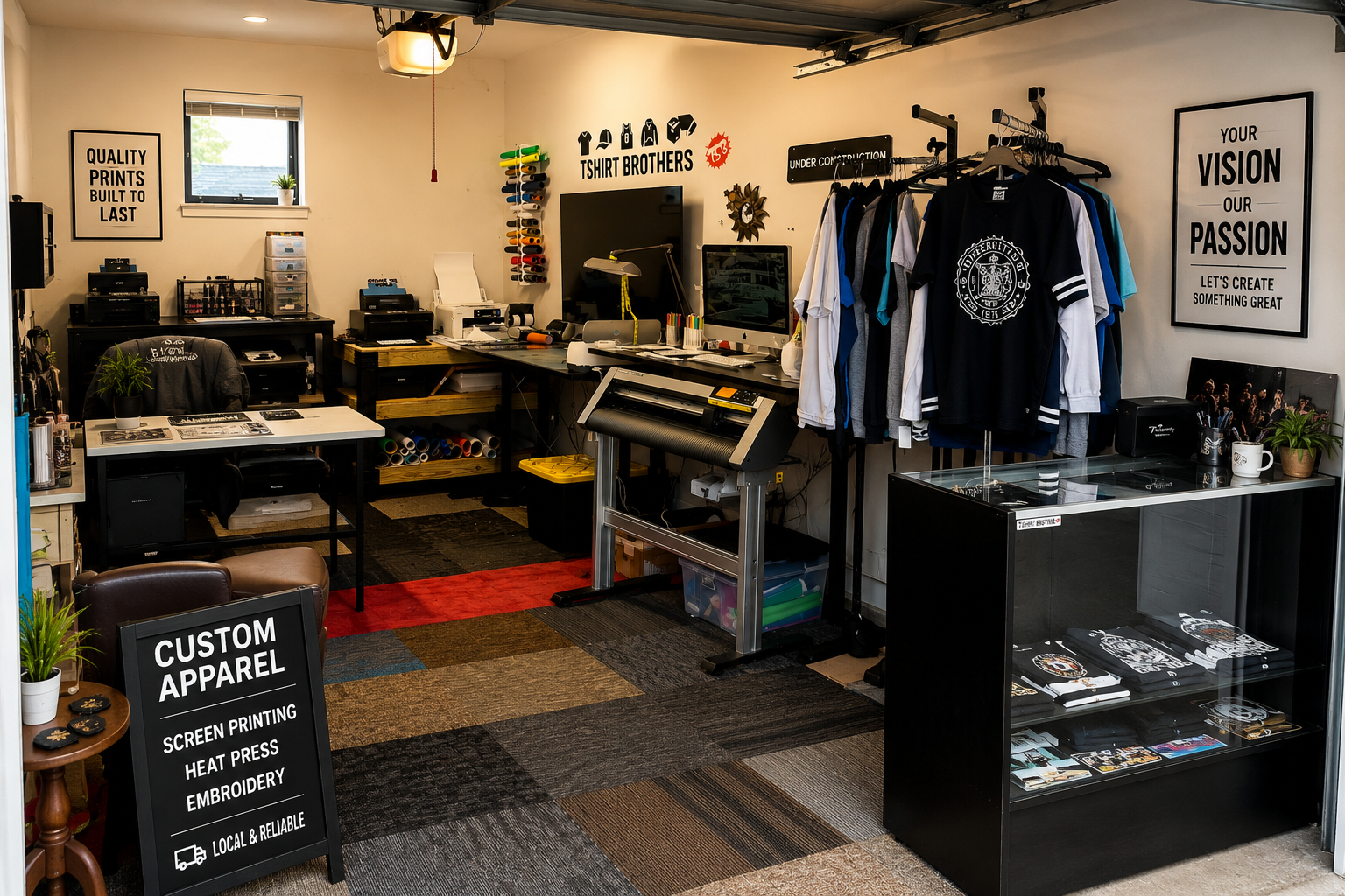 TShirt Brothers shop floor