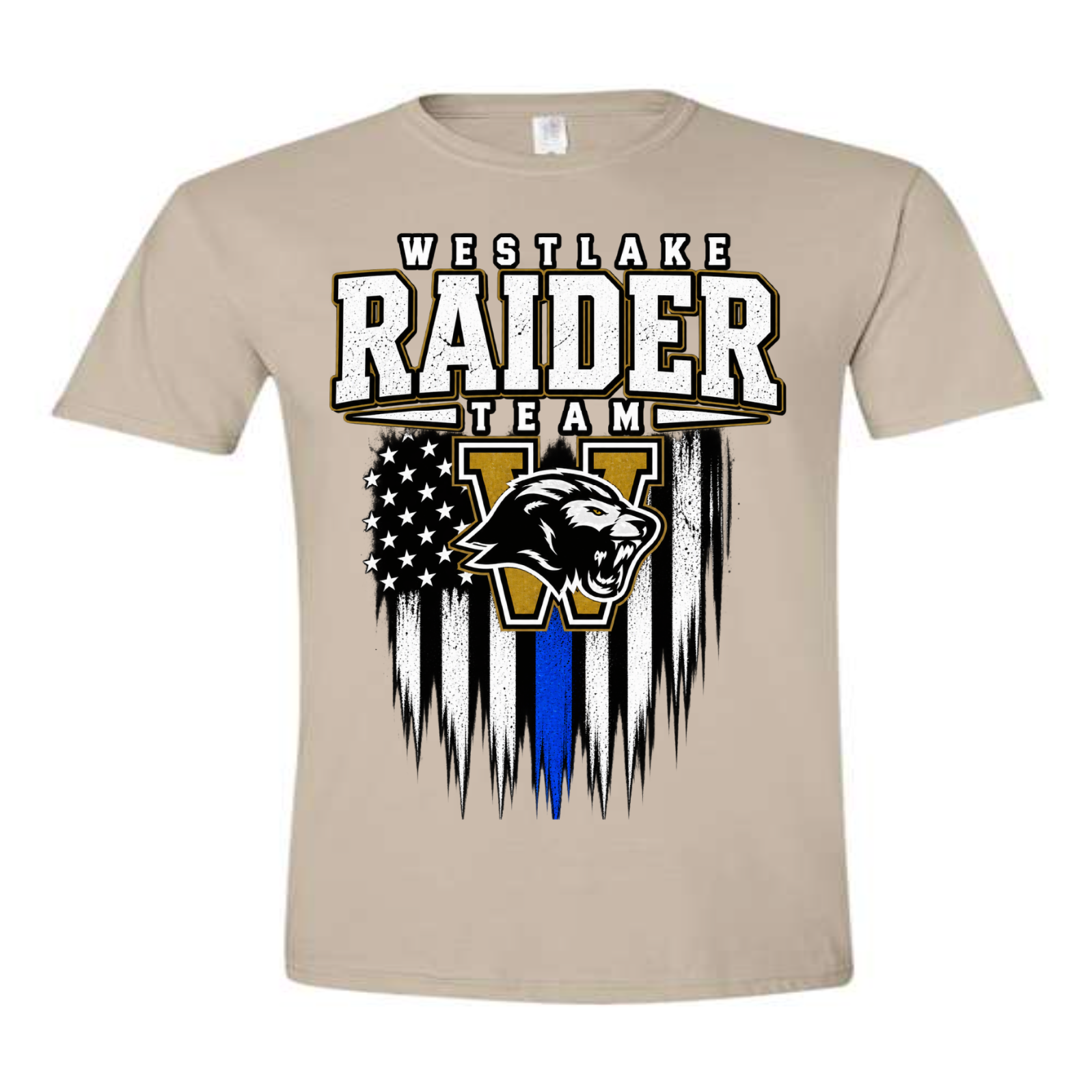 Westlake Raider Team Tee (Front & Back)