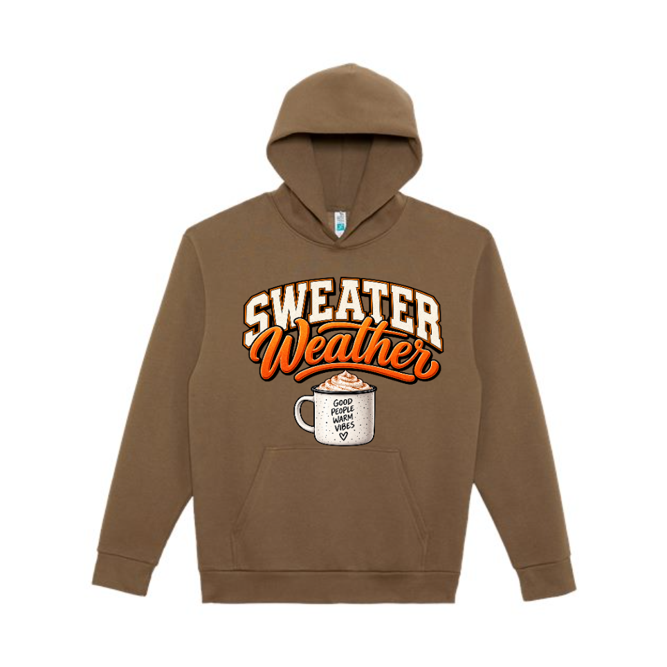 Sweater weather Hoodie Brown